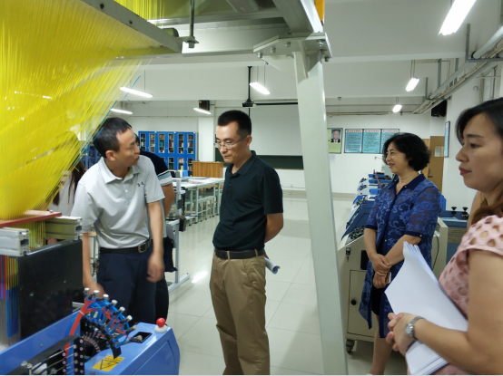 淄博市科技局来我院现场考察校城融合发展项目建设情况